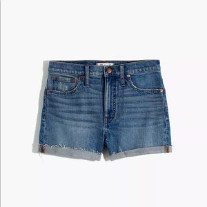 Never worn, tags attached, sold out! Madewell high waisted denim shorts size 24